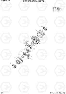 4091 DIFFERENTIAL ASSY 2 15/18/20L-7A, Hyundai
