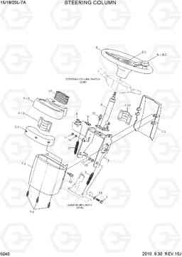 5040 STEERING COLUMN 15/18/20L-7A, Hyundai