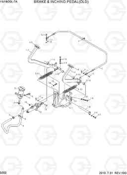 5050 BRAKE & INCHING PEDAL(OLD) 15/18/20L-7A, Hyundai