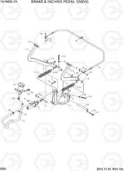 5051 BRAKE & INCHING PEDAL 1(NEW) 15/18/20L-7A, Hyundai
