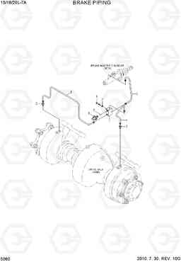 5060 BRAKE PIPING(OLD) 15/18/20L-7A, Hyundai