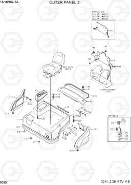 6030 OUTER PANEL 2 15/18/20L-7A, Hyundai