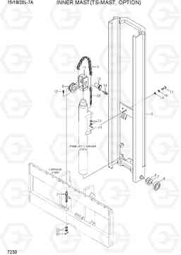 7230 INNER MAST (TS-MAST) 15/18/20L-7A, Hyundai
