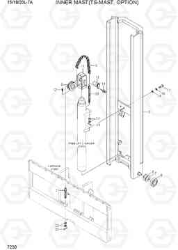 7230 INNER MAST (TS-MAST) 15/18/20L-7A, Hyundai