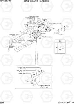 2040 DASHBOARD HARNESS 15/18/20L-7M, Hyundai