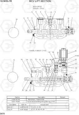 3A70 MCV LIFT SECTION 15/18/20L-7M, Hyundai