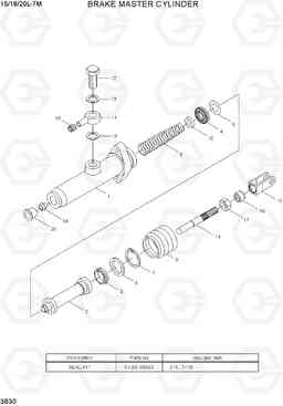 3B30 BRAKE MASTER CYLINDER 15/18/20L-7M, Hyundai