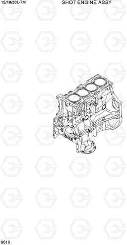 9010 SHOT ENGINE ASSY 15/18/20L-7M, Hyundai