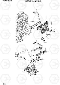 9120 INTAKE MANIFOLD 15/18/20L-7M, Hyundai