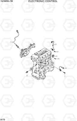 9170 ELECTRONIC CONTROL 15/18/20L-7M, Hyundai