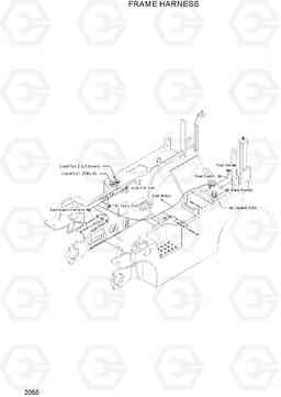 2050 FRAME HARNESS 15LC/18LC/20LCA-7, Hyundai