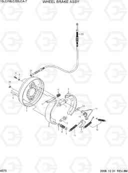 4070 WHEEL BRAKE ASSY 15LC/18LC/20LCA-7, Hyundai
