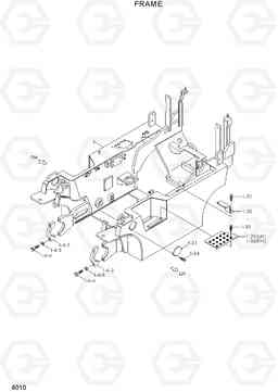 6010 FRAME 15LC/18LC/20LCA-7, Hyundai