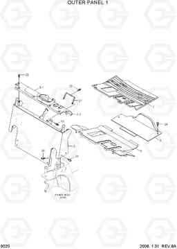 6020 OUTER PANEL 1 15LC/18LC/20LCA-7, Hyundai