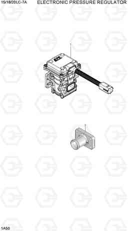 1A50 DIRECT ELECTRONIC PRESSURE REGULATOR 15LC/18LC/20LC-7A, Hyundai