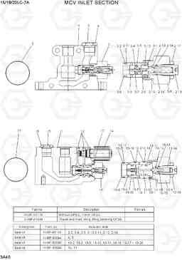 3A40 MAIN CONTROL VALVE(4-SPOOL) 15LC/18LC/20LC-7A, Hyundai