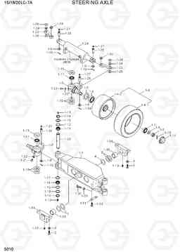 5010 STEERING AXLE 15LC/18LC/20LC-7A, Hyundai