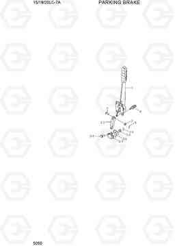 5050 PARKING BRAKE 15LC/18LC/20LC-7A, Hyundai