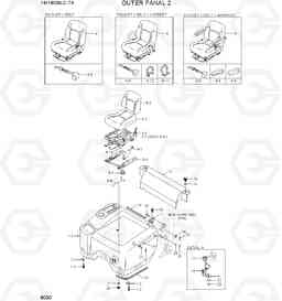 6030 OUTER PANEL 2 15LC/18LC/20LC-7A, Hyundai