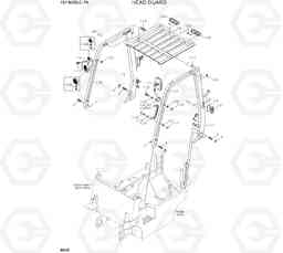 6040 OVER HEARD GUARD 15LC/18LC/20LC-7A, Hyundai