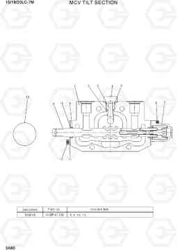 3A80 MCV TILT SECTION 15/18/20LC-7M, Hyundai