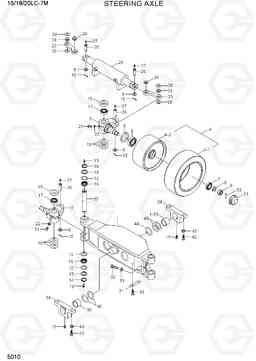 5010 STEERING AXLE 15/18/20LC-7M, Hyundai