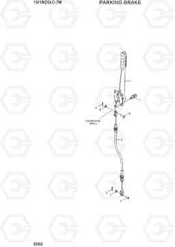 5050 PARKING BRAKE 15/18/20LC-7M, Hyundai