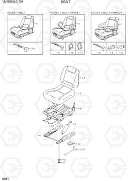 6031 SEAT 15/18/20LC-7M, Hyundai