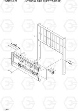 7260 INTEGRAL SIDE SHIFT(TS-MAST) 15/18/20LC-7M, Hyundai