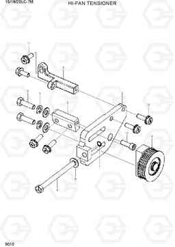 9010 HI-FAN TENSIONER 15/18/20LC-7M, Hyundai