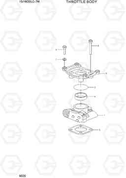 9020 THROTTLE BODY 15/18/20LC-7M, Hyundai