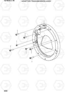 9080 ADAPTER TRANSMISSION ASSY 15/18/20LC-7M, Hyundai