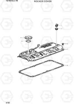 9190 ROCKER COVER 15/18/20LC-7M, Hyundai