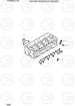 9300 INTAKE MANIFOLD GASKET 15/18/20LC-7M, Hyundai