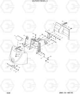 5030 OUTER PANEL 2 15P-7/40T-7, Hyundai