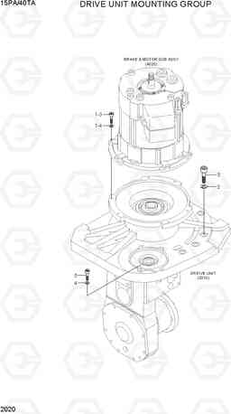 2020 DRIVE UNIT INSTALLATION 15PA/40TA-7, Hyundai