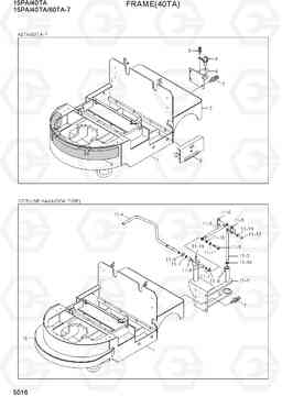 5016 FRAME(40TA) 15PA/40TA-7, Hyundai
