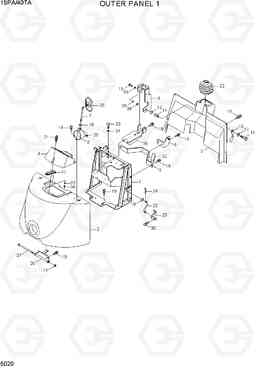 5020 OUTER PANEL 1 15PA/40TA-7, Hyundai