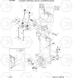 2011 2-SPOOL CONTROL VALVE LEVER(STD-NEW) 16/18/20B-7, Hyundai