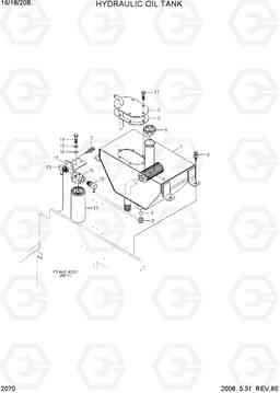 2070 HYDRAULIC OIL TANK 16/18/20B-7, Hyundai