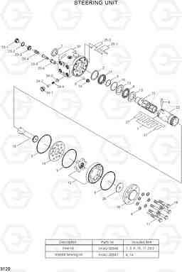 3120 STEERING UNIT 16/18/20B-7, Hyundai