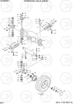 5011 STEERING AXLE (NEW) 16/18/20B-7, Hyundai