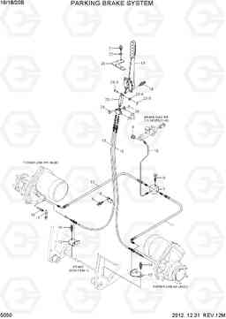 5050 PARKING BRAKE SYSTEM 16/18/20B-7, Hyundai