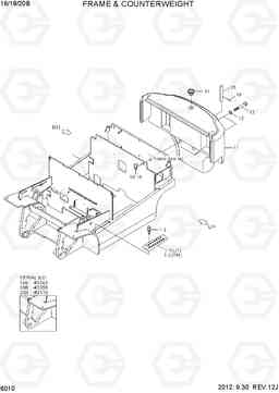 6010 FRAME & COUNTERWEIGHT 16/18/20B-7, Hyundai