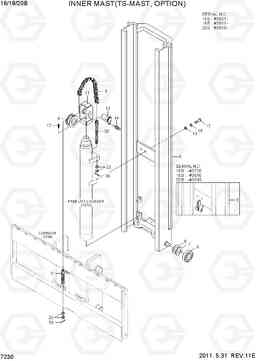 7230 INNER MAST (TS-MAST) 16/18/20B-7, Hyundai