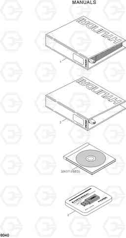 8040 MANUALS 16/18/20B-7, Hyundai