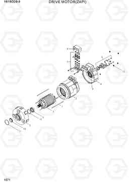 1071 TRACTION MOTOR(ZAPI) 16/18/20B-9, Hyundai