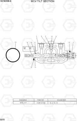 3070 MCV TILT SECTION 16/18/20B-9, Hyundai