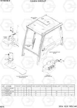 6070 CABIN GROUP 16/18/20B-9, Hyundai