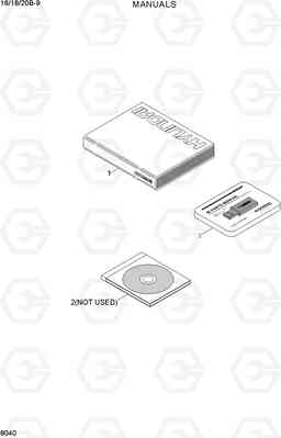8040 MANUALS 16/18/20B-9, Hyundai